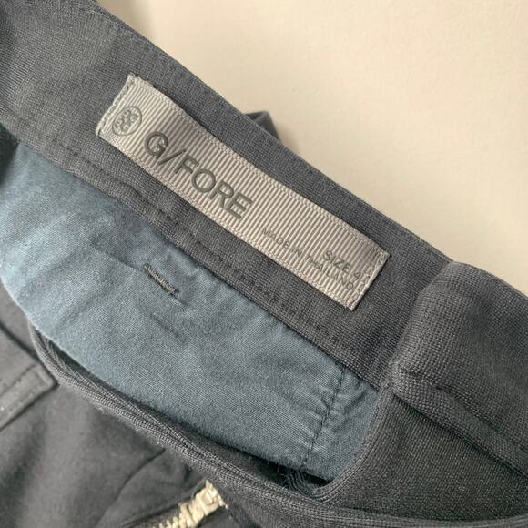 G/Fore Women Pants 4 Black Golf Skinny Stretch Casual Active Zipper 27 - Picture 4 of 9